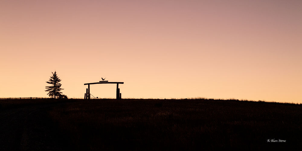 Before sunrise I started wandering down Antelope Flats Road. After I had gone a couple of miles inland all I saw were low lying...